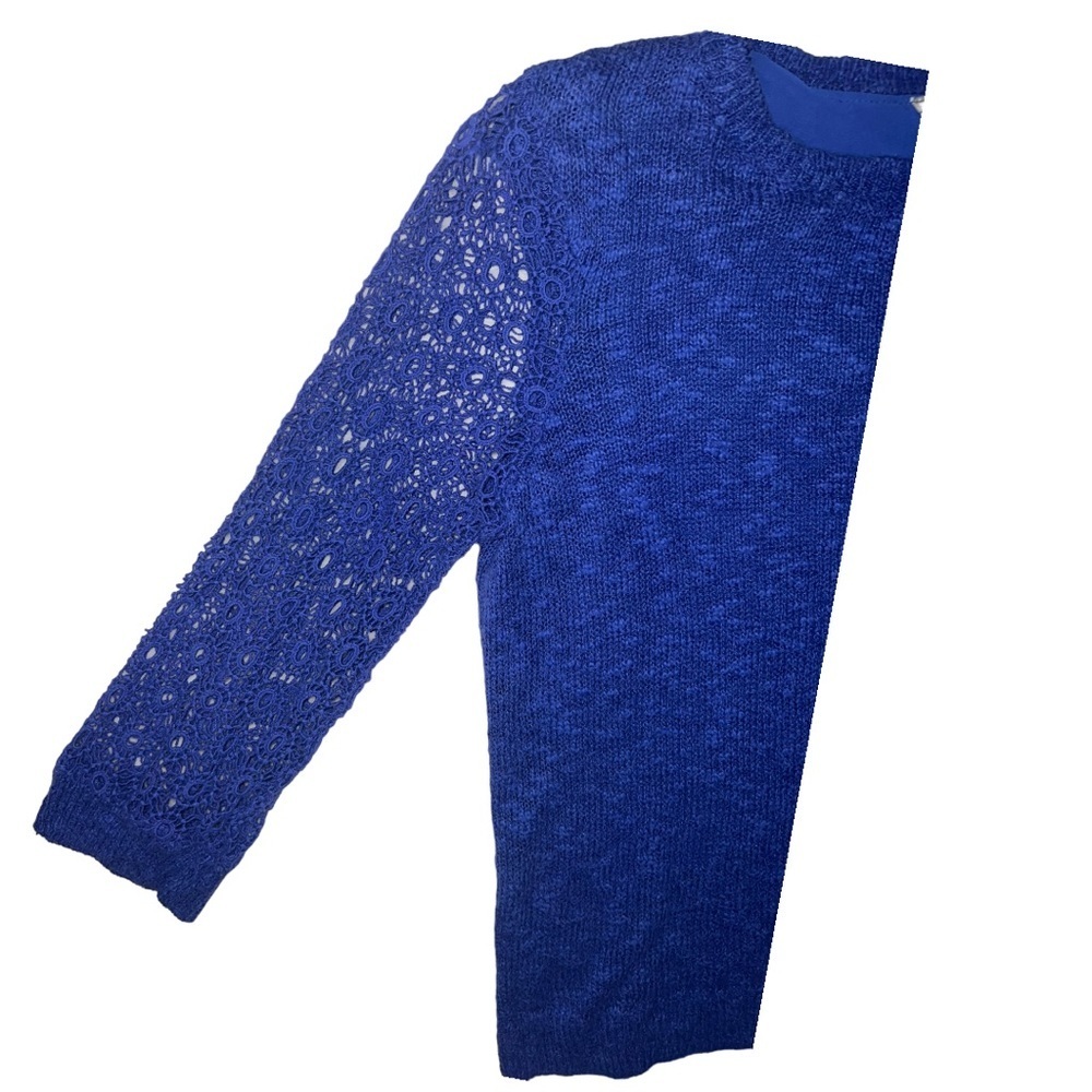 Lucky Brand  Cinema Sweater, Size XS, Blue - Picture 5 of 11